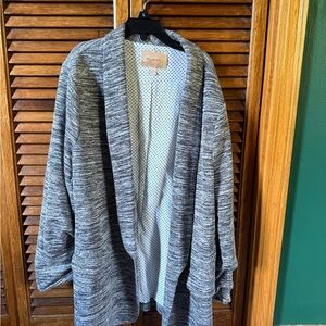 Skies Are Blue Heather Gray Blazer